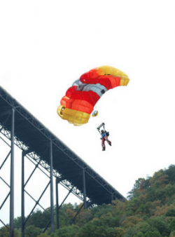 BASE Jump at Bridge Day