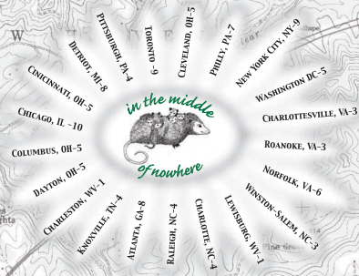 Meet in the middle at OCR, near all these major East Coast locations. 