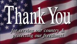 Veterans thanks